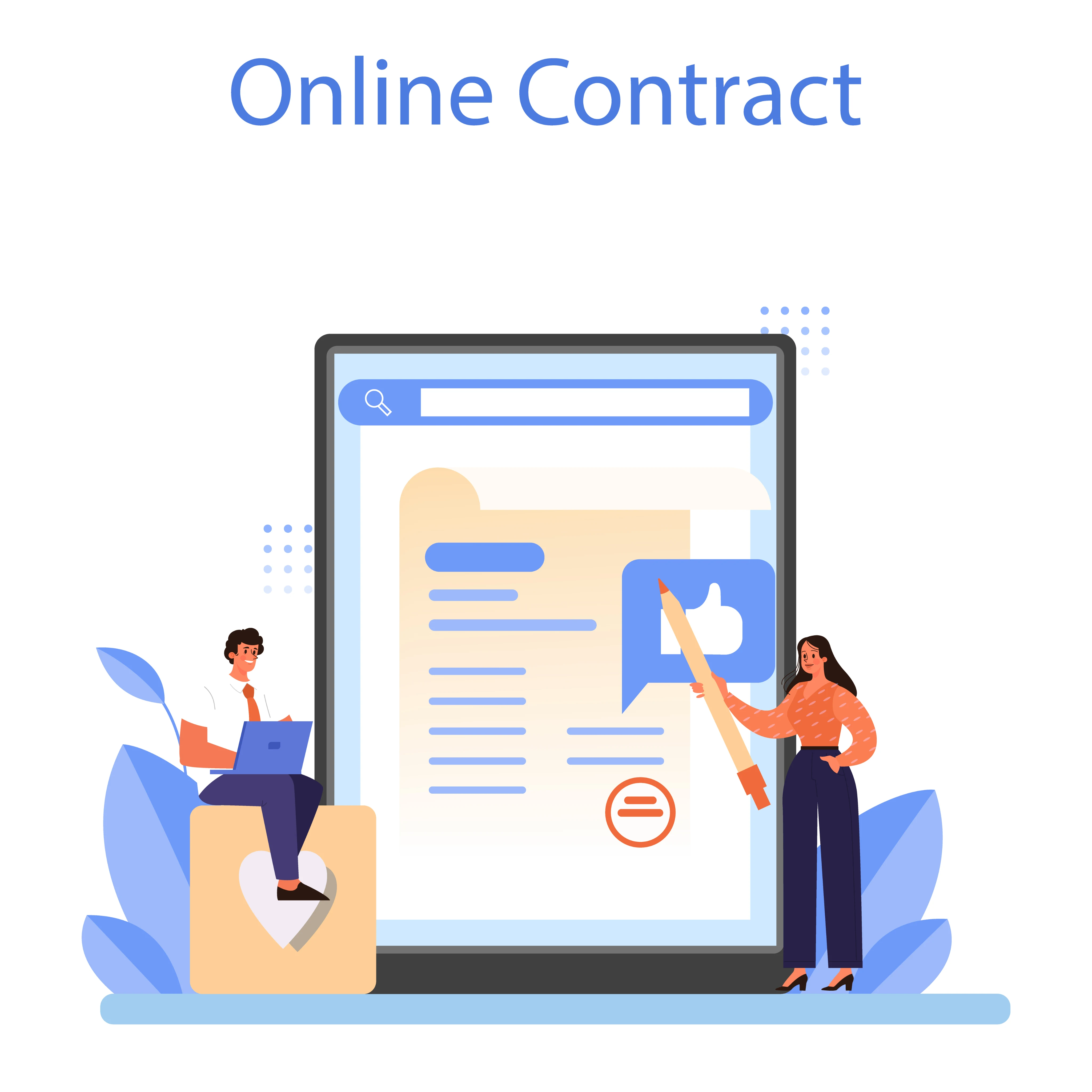 Terms & Conditions Illustration